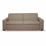 Divano letto Flash 3 posti con rete elettrosaldata in tessuto Queens camel - immagine 3