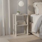 Tavolino comodino Lonie colore cashmere - immagine 2