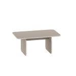 Tavolino da salotto Pietra con gambe a pannello piatto in colore cashmere - immagine 3