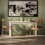 Tavolo allungabile Essenza con piano rovere e struttura bianca - immagine 3
