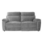Divano Bostonfix 3 posti fisso in tessuto giulia 9713 grigio - immagine 2