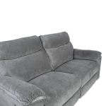 Divano Bostonfix 3 posti fisso in tessuto giulia 9713 grigio - immagine 5