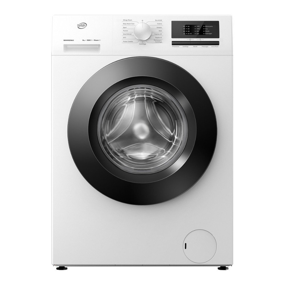 67277.jpg Lavatrice Daya DHW812IVA3 carica frontale 8 kg. Inverter 12000 giri bianco classe A - immagine 1