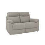 Divano Bostonfix 2 posti fisso in nabuk Mozart 90 light grey - immagine 2