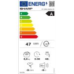Lavatrice integrata Sharp ES-NIB814BWNA-IT 8 kg 1400 RPM classe A con tecnologia a vapore - immagine 10