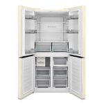Frigorifero side-by-side Sharp SJ-NFA15IMXJE-EU2 libera installazione 4 porte 488 L Advanced NoFrost crema classe E - immagine 2